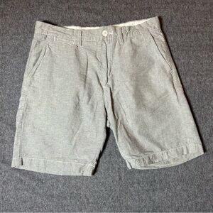H&M LOGG Shorts Womens Size 30 White Ivory Canvas Beach Summer Golf Chinos